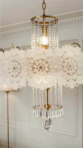 ✨ Romantic Crystal Chandelier Bedroom Tour ✨