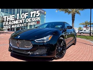 The Fragment Design 2022 Maserati Ghibli Modena 1 of 175 Has Arrived