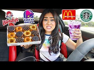 Eating ALL NEW Fast Food Items For 24 HOURS! *MUKBANG/REVIEW*