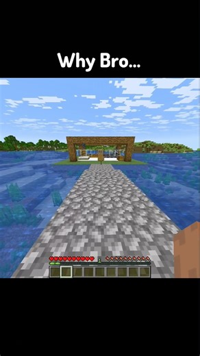 BRO WHY🥲 #minecraft #minecraftbuilding #subscribe #gaming #memes