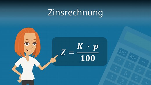 Zinsrechnung einfach erklärt • mit Formeln und Beispielen