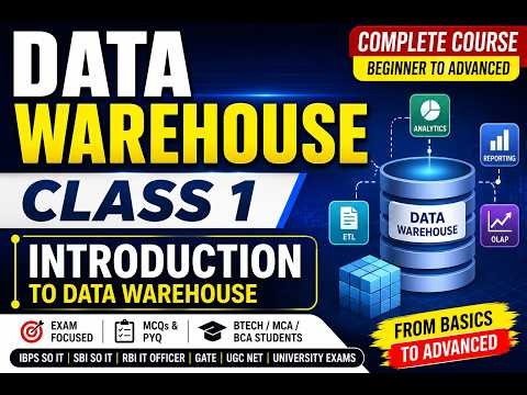 Data Warehouse Class 1