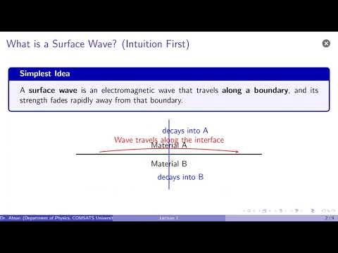 SurfaceWaves Lec 1