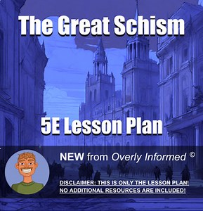 The Great Schism 5E Lesson Plan
