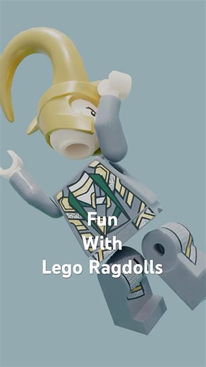 Fun with Lego ragdolls. #lego #ragdolls #mixamo