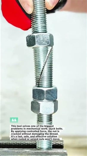 Remove Stuck Bolts Fast Using This Simple Trick #Mechanic #Tools #DIY