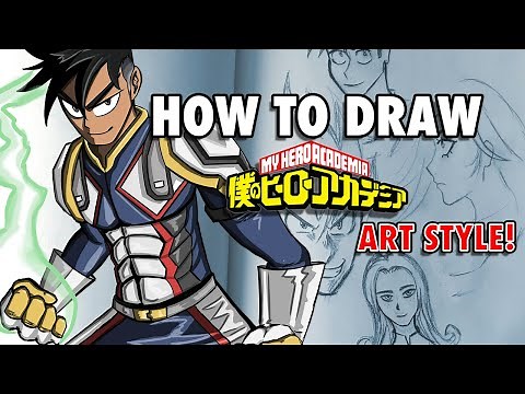 How To Draw The "My Hero Academia" ART STYLE!