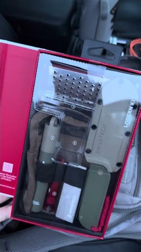 Swiss tech fire starter kit from Walmart. Interesting kit to use as a starter and build off of!