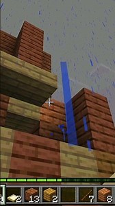 Minecraft - First Rainfall #crazilyfunny