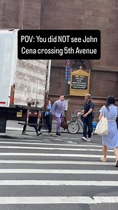 2.1M views · 65K reactions | Blink and You’ll Miss Him: John Cena & his wife ‘Seen’ in NYC Ahead of Premiere “Heads of State”  @johncena #johncena #headsofstate | New York Mickey | Facebook