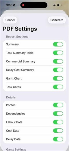 Task List & Progress Tracking | ITP Pro Construction App