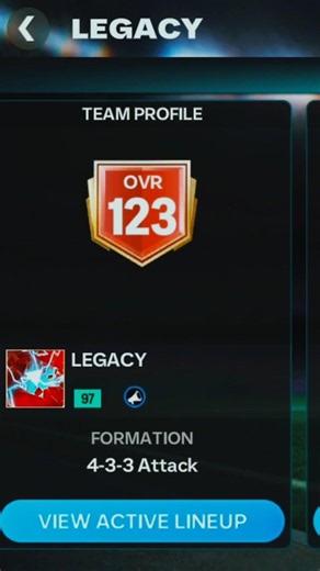 LEGACY OVR-123 🐐🔥🔥 / SQUAD REVIEW SERIES #fcmobile #fc24