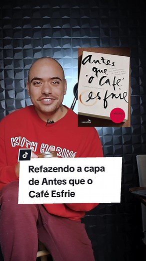 Design da Capa do Livro 'Antes que o Café Esfrie'