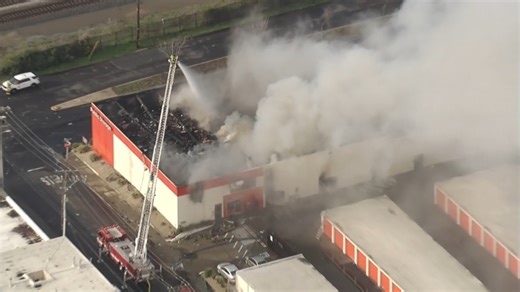 Multiple units destroyed after Richmond Public Storage Facility collapses in fire