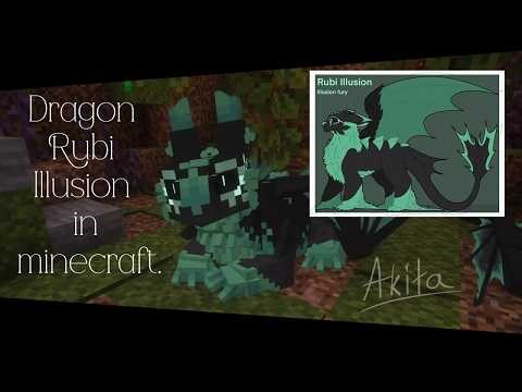 Dragon Rubi Illusion in minecraft. #nightfury #isleofberk #howtotrainyourdragon ‪‪@rubiillusion‬