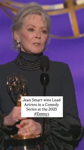 Jean Smart wins Lead Actress in a Comedy Series for #Hacks at the 2025 #Emmys. | The Hollywood Reporter