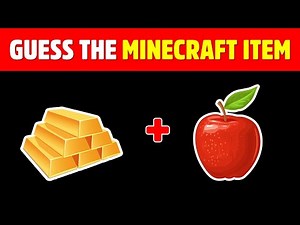 Guess Minecraft Item By Emoji Challenge l Guess Minecraft Mobs by Emoji | Quiz Minecraft | Emoji Fun