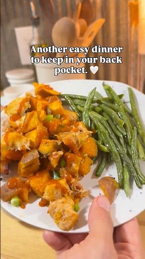 Easy Chicken & Sweet Potato Casserole (One Pan Dinner)