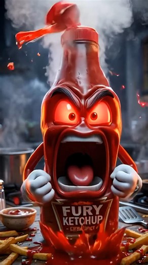 😡🍅Jab Tomato Sauce Ho Gaya Gussa! 😂🍅#explore