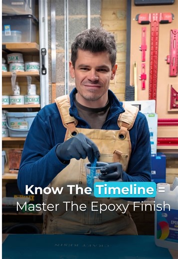 💡 Pot Life, Hard and Full Cure of @craft.resin Table Top: Everything You Need to Know 🧑‍🎨 🛍 Shop now on craft-resin.com! When working with Craft Resin Table Top, it's important to mind the pot life and curing time – precision is key! ⏳ Pot life of your resin starts once you poured parts A and B together. For Table Top resin pot life is 40 minutes at 23-25 degrees Celcius ✨ Hard cure means your resin project is solid on the surface, but still might need curing on the inside. Full cure means a