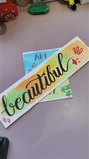 😍🌟 Quotes Calligraphy with Brush Pen #calligraphy #sketchbooktour #shorts #art