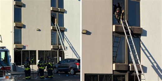 1 of 2 hurt in Myrtle Beach hotel fire found hanging out of third-story window
