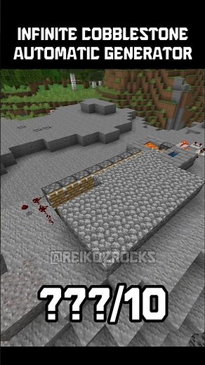 Infinite Cobblestone Farm Generator Tutorial
