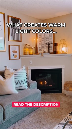 Warm Light Colors For Cozy Atmosphere #Shorts