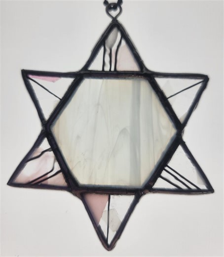 Stained Glass Star of David - Etsy