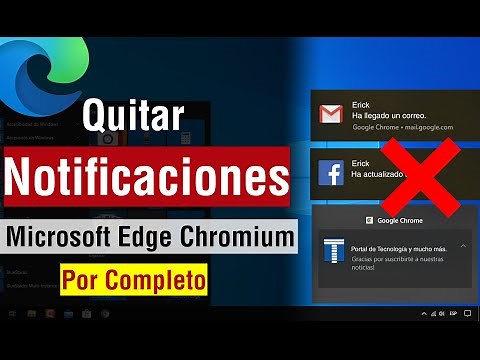 Cómo deshabilitar las Notificaciones web en Microsoft Edge Chromium