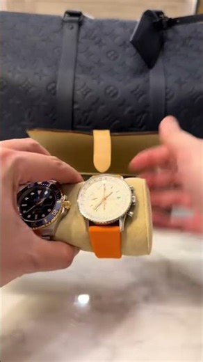 Packing before a trip #rolex #breitling #lv