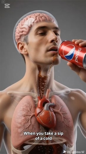 What Happens Inside Your Body When You Drink Soda? | The 45-Second Science of Pepsi #shorts