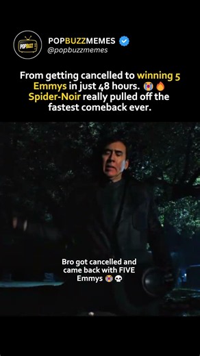 From getting cancelled to winning 5 Emmys in just 48 hours. Spider-Noir #SpiderNoir #SpiderMan