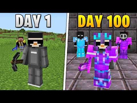 I Survived 100 Days on the Lifesteal SMP | Minecraft |