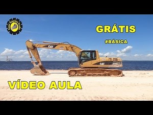 Como operar uma Escavadeira Hidráulica 320 VÍDEO AULA Instrutor Daniel Andrade