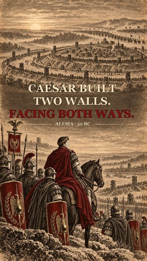 Caesar Built Two Walls and Fought Two Armies | Alesia 52 BC