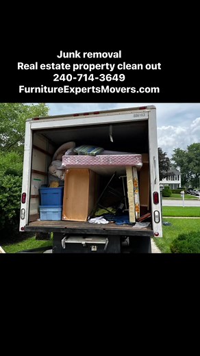 Real estate property cleaning and junk removal in Maryland - Call 240-764-6143. Real estate junk removal specialists - basement clean out, garage clean out, apartment clean out in Washington DC, Maryland and Virginia - Furniture Experts’ team.Furniture assembly service, office movers, office furniture installation , artwork installers, white glove delivery, furniture receiving, treadmill installation, elliptical installation, TV wall installers & fitness equipment installation, cubicle installat