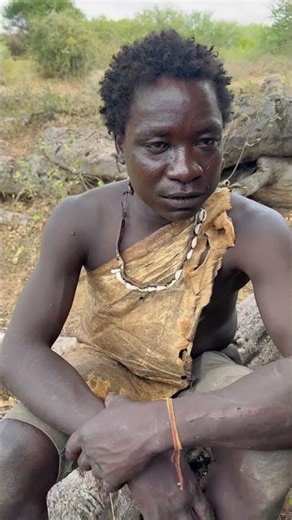 Hadzabe tribe bushmen Dudukwe is teaching Chabba how to say social media 😅🥰