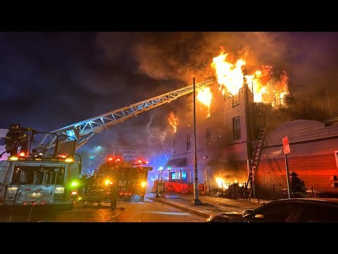 FDNY - Early Arrival + Audio - Brooklyn 4th Alarm Box 0155 - Heavy Fire in An MD with Ext - 1/26/25