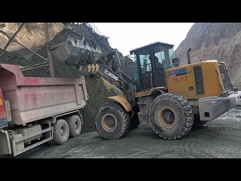 Mega Wheel Loader Loading Dump Trucks | Extreme Heavy Equipment by Mega Machine Usama