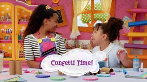 Prepare to #lalabrate with Royal Princess confetti poppers. Follow along on Lalaloopsy: Let's Create and learn how to make this adorable—and fun—DIY activity: https://bit.ly/3kIfmIY | Lalaloopsy