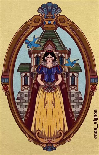 Illustration de Blanche Neige à Disneyland Paris