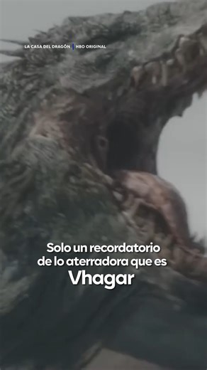 Empecemos porque es el dragón más grande y poderoso de la casa Targaryen 😰. #LaCasaDelDragón | HBO Latinoamérica
