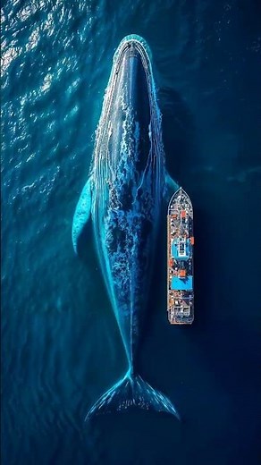 نهنگ آبی بزرگ ترین حیوان تاریخ زمین 🐋😯