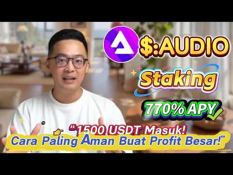 Dapatkan 769.68% Hasil Tahunan dengan Staking AUDIO, Penambangan Tanpa Risiko!