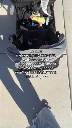 rise and shine babies 🥲 app is steps unlock 🫠 #steps #lazy #boymom #phoneaddict #relatable