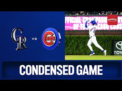 Chicago Cubs vs. Colorado Rockies MLB game highlights (May 28, 2025) l Marquee Sports Network