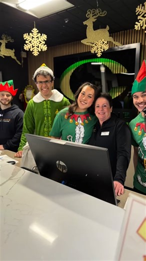 Elf sightings confirmed🎄✨ Buddy brought the merry, the magic, and holiday fun to Coppermine!🎁 #gocopperminebelair #gocoppermine #buddytheelf #belairfitness | Coppermine in Bel Air