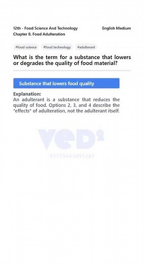 What is a Food Adulterant?
