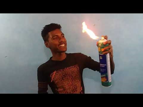 Aerosol Can Fire Explosion Aerosol And Fire Test Experiment